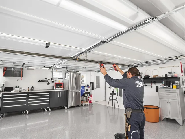 Overhead garage door repair service by South Euclid Garage Door Repair in South Euclid